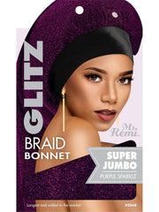 Ms. REMI GLITZ BRAID BONNET SUPER JUMBO (ASSORTED COLORS)