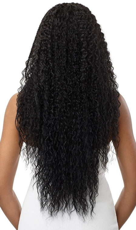 OUTRE PRE-BRAIDED 13X4 LACE FRONTAL WIG STITCH BRAID RIPPLE WAVE 30″