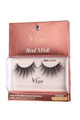 KISS V-LUXE REAL MINK ROSE OR GOLD