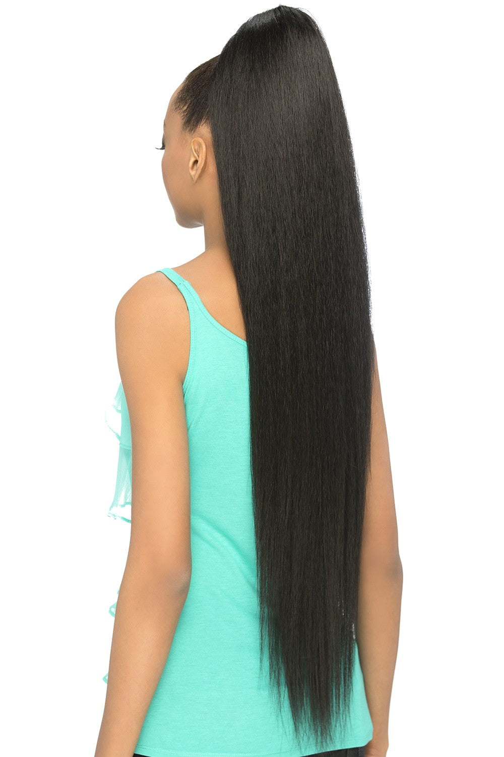 VIVICA A FOX HUMAN HAIR BLEND DRAWSTRING PONYTAIL HPB-SCARLETT 36"