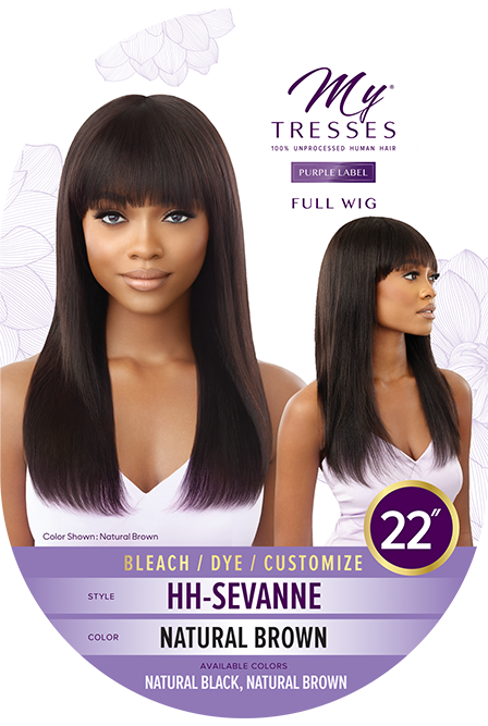 OUTRE MYTRESSES PURPLE LABEL UNPROCESSED HUMAN HAIR FULL WIG SEVANNE