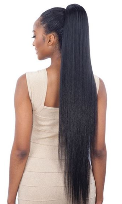 MODEL MODEL SYNTHETIC DRAWSTRING PONYTAIL SILKY STRAIGHT 32"