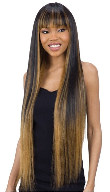 MAYDE BEAUTY SYNTHETIC FREE PART AXIS SLEEK TOUCH WIG SLEEK CHINA BANG