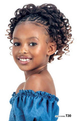 SHAKE N GO SYNTHETIC DRAWSTRING KIDS PONYTAIL SPIRAL CURLY