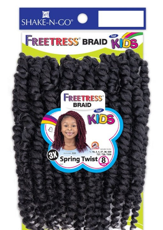 FREETRESS BRAID 3X KIDS SPRING TWIST 8