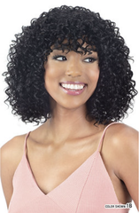 MAYDE BEAUTY 100% HUMAN HAIR BLEND WIG MOCHA SUAVE