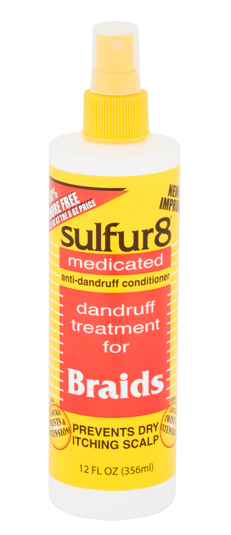 SULFUR8 MEDICATED ANTI-DANDRUFF CONDITIONER FOR BRAIDS 12OZ