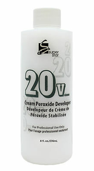 SUPER STAR CREAM PEROXIDE DEVELOPER STABILIZED HAIR COLOR 20 VOLUME 4OZ