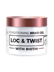 TYCHE CONDITIONING BRAID GEL LOC & TWIST WITH BIOTIN SWEET PEACH 10.14oz