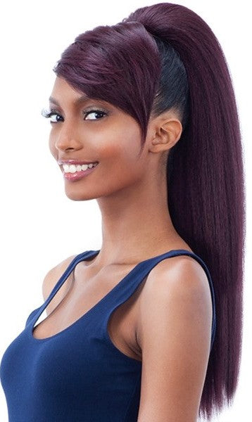 MODEL MODEL SYNTHETIC PONYTAIL AND SWOOP SIDE BANG YAKY STRAIGHT 2PCS