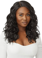 OUTRE SYNTHETIC PRE-PLUCKED HD TRANSPARENT LACE FRONT WIG TAVI