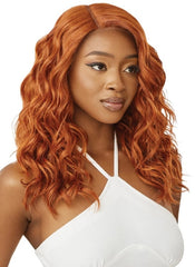 OUTRE SYNTHETIC PRE-PLUCKED HD TRANSPARENT LACE FRONT WIG TAVI