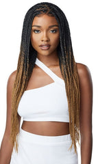 OUTRE PRE BRAIDED 13X4 LACE FRONTAL WIG KNOTLESS TRIANGLE PART BRAIDS