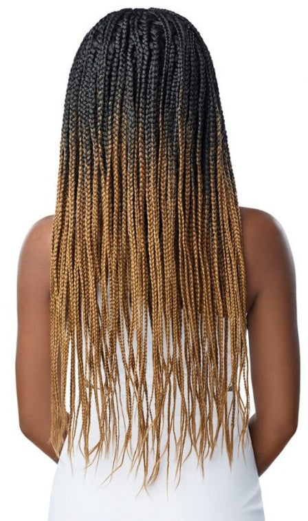 OUTRE PRE BRAIDED 13X4 LACE FRONTAL WIG KNOTLESS TRIANGLE PART BRAIDS