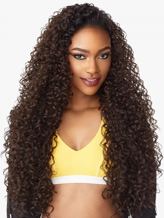 SENSATIONNEL INSTANT UP & DOWN PONY WRAP HALF WIG UD 10