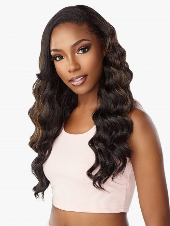 SENSATIONNEL INSTANT UP & DOWN PONY WRAP HALF WIG UD 14