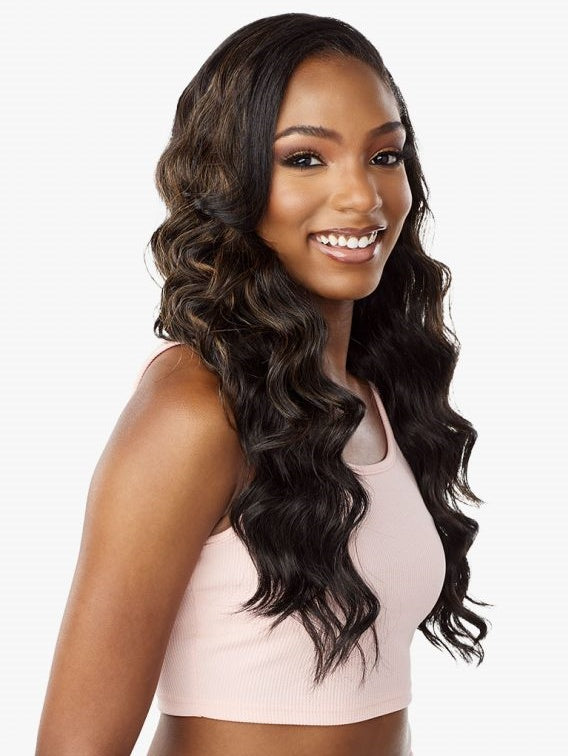 SENSATIONNEL INSTANT UP & DOWN PONY WRAP HALF WIG UD 14