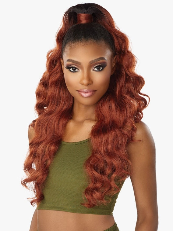 SENSATIONNEL INSTANT UP & DOWN PONY WRAP HALF WIG UD 18