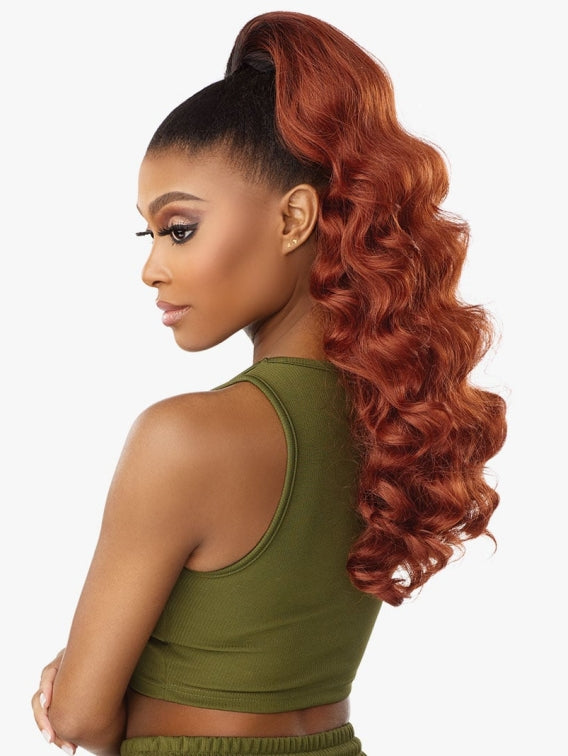 SENSATIONNEL INSTANT UP & DOWN PONY WRAP HALF WIG UD 18