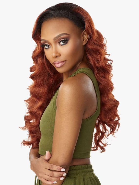 SENSATIONNEL INSTANT UP & DOWN PONY WRAP HALF WIG UD 18