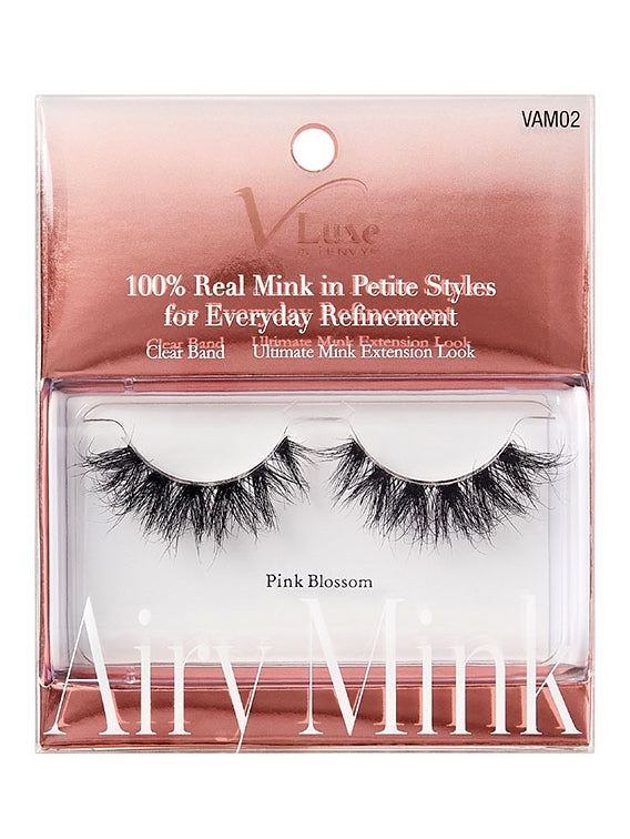 VLUXE AIRY MINK LASHES VAM02 PINK BLOSSOM