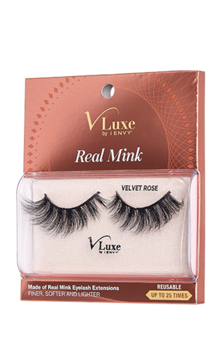 KISS V-LUXE REAL MINK VELVET ROSE