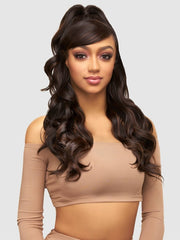 VANESSA HALF UPDO & BANG HD LACE WIG VIEW U-BANG WAVE