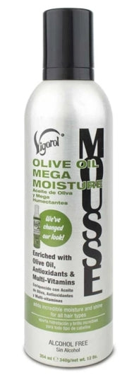 VIGOROL OLIVE OIL MEGA MOISTURE MOUSSE 12OZ