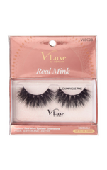 KISS V-LUXE REAL MINK CHAMPAGNE PINK