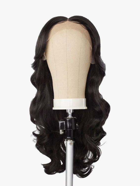 SENSATIONNEL BUTTA LACE HUMAN HAIR BLENDED HD LACE FRONT WIG VOLUME CURL 22