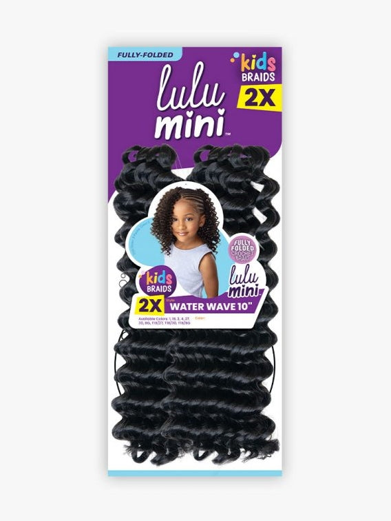 SENSATIONNEL LULU MINI KIDS 2X CROCHET BRAID WATER WAVE 10