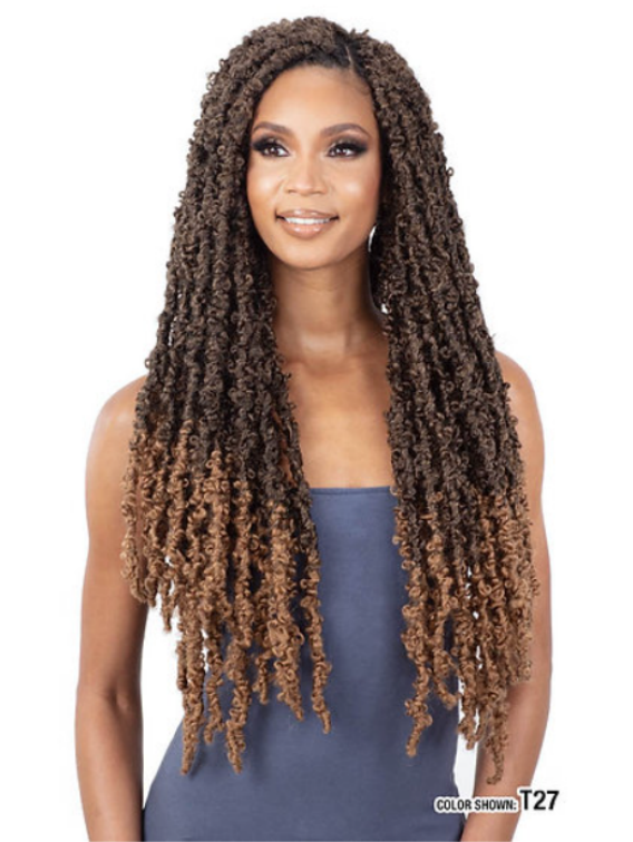 MAYDE BEAUTY CROCHET BRAID 2X WATER WAVE BUTTERFLY LOC 24