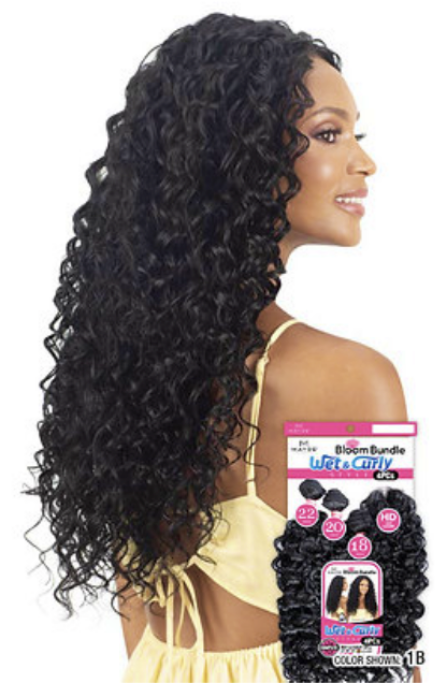 MAYDE BEAUTY BLOOM BUNDLE WET & CURLY 4PCS (18"20"22"+CL)