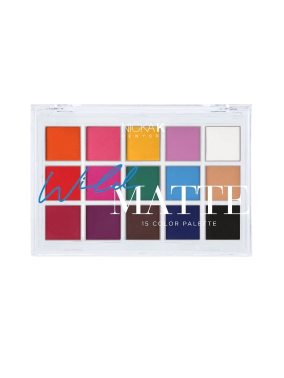 NICKA K NEW YORK FIFTEEN COLOR PALETTE WILD MATTE