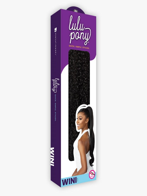 SENSATIONNEL LULU PONY DRAWSTING PONYTAIL WINI