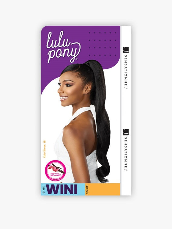 SENSATIONNEL LULU PONY DRAWSTING PONYTAIL WINI