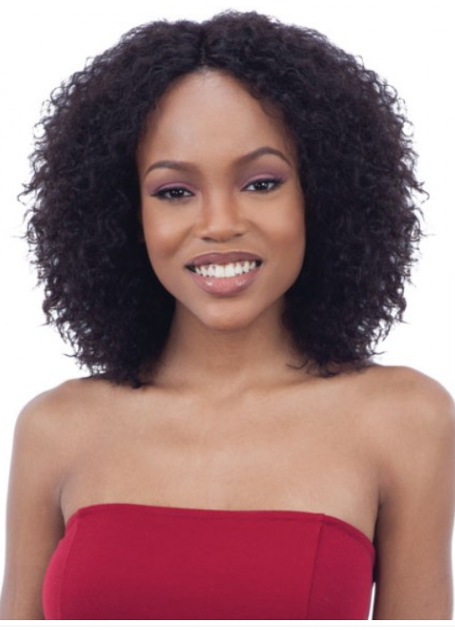 MAYDE BEAUTY HUMAN HAIR WET & WAVY INVISIBLE LACE PART WIG DEEP CURL