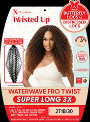 OUTRE X-PRESSION TWISTED UP CROCHET BRAID WATERWAVE FRO TWIST SUPER LONG 3X