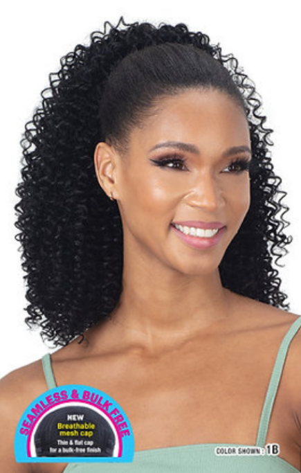 MAYDE BEAUTY SYNTHETIC DRAWSTRING FULL CAP WIG CURLFECTION