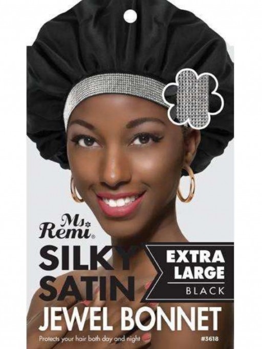 Ms. Remi SILKY SATIN JEWEL BONNET EXTRA LARGE (ASSORTED COLOR)
