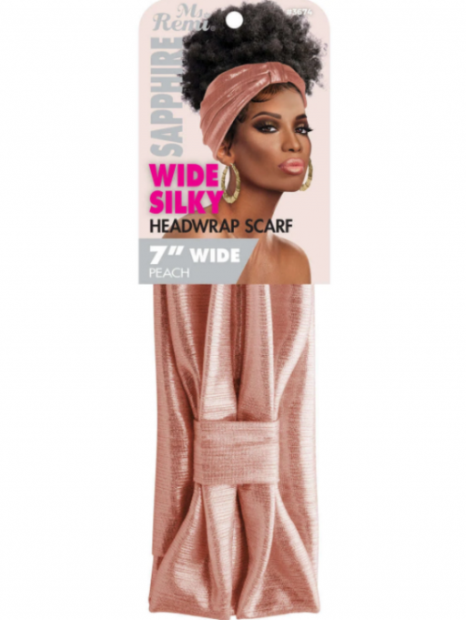 Ms. REMI SAPPHIRE WIDE STRETCHY HEADWRAP SCARF (ASSORTED COLORS)