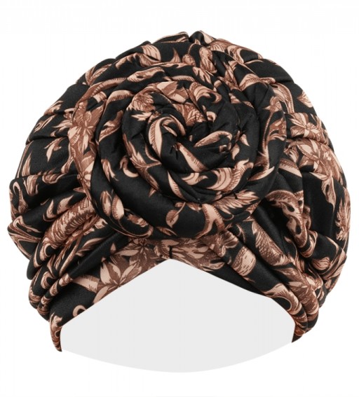 MS. REMI SILKY TOP KNOT PRE-TIED TURBAN ASSORTED COLORS